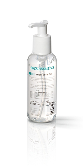 RUCK COSMETICS Aloe Vera Gel mit Urea Feuchtigkeitsgel nach der Enthaarung, 200 ml 