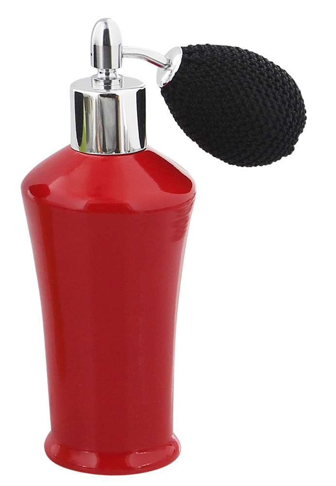 Kosmetex Glas-Flakon 40 Ml Mit Ballpumpe, Kristallschliff-Design - Für Parfüm Oder Raumduft, Silber