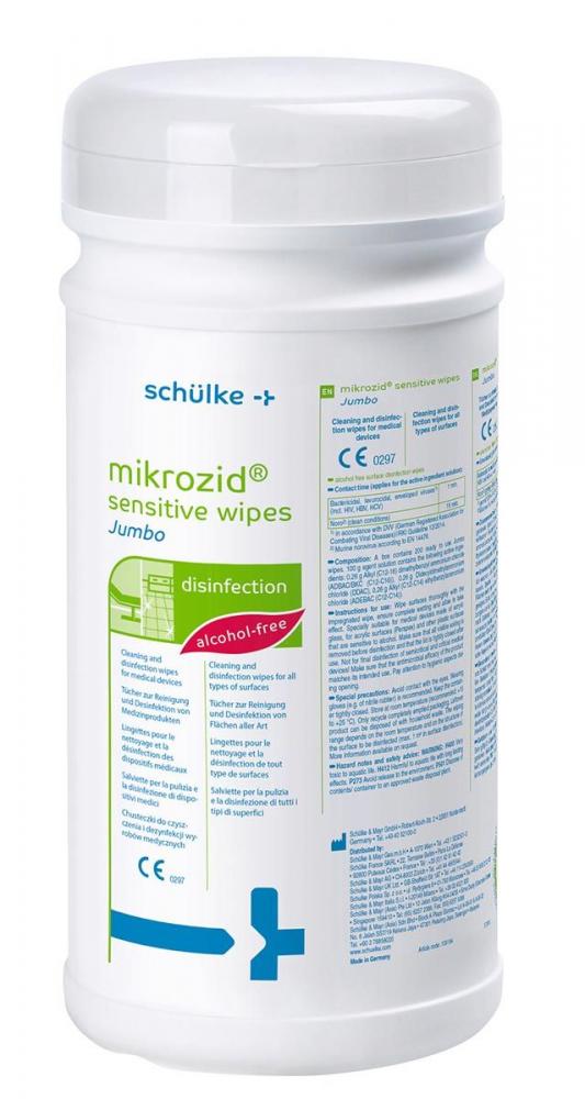 Schülke Mikrozid sensitive wipes Flächendesinfektionstücher, Dose Dose