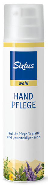 Sixtus wohl Hand Pflege, natürlich frische Pflegecreme für die Hände 30 ml