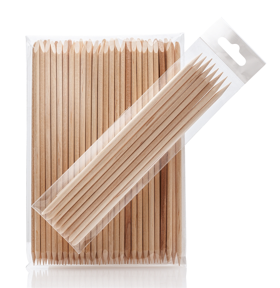 50x Holzstäbchen, 15 cm, für Maniküre Nagelhaut, Art wie Rosenholzstäbchen 