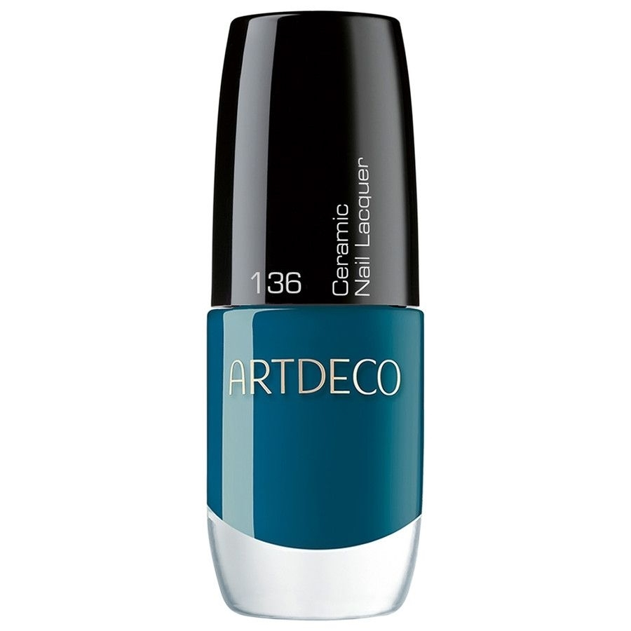 Artdeco Nagellack 136, peacock coquette, rauchblau, Ceramic Nail Lacquer, 6ml 