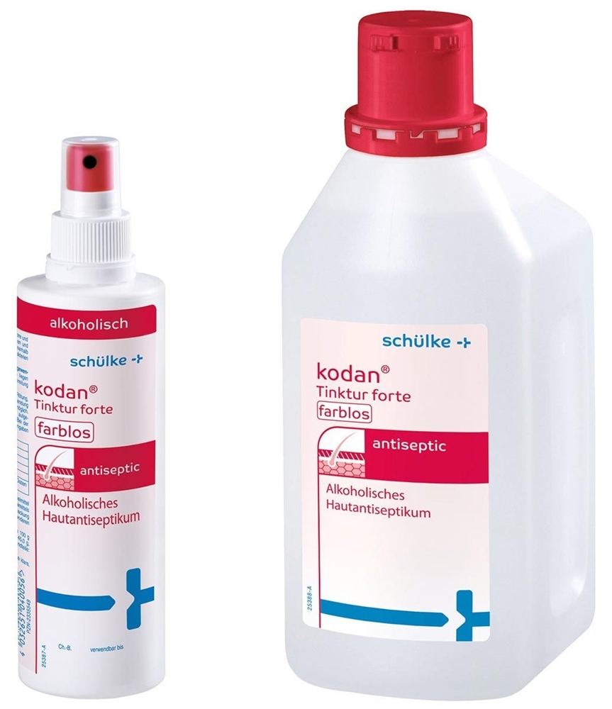 Schülke Kodan Tinkur Forte farblos Hautantiseptikum, Haut Desinfektion, Hygiene, 250ml 