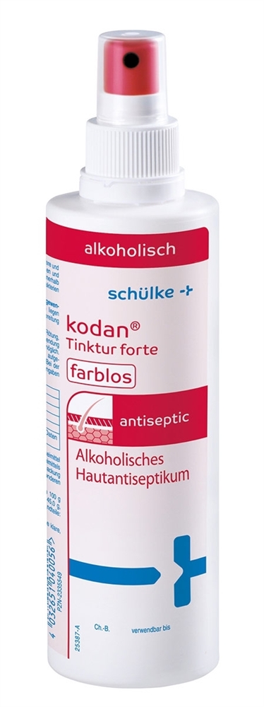 Schülke Kodan Tinkur Forte farblos Hautantiseptikum, Haut Desinfektion, Hygiene, 250ml 
