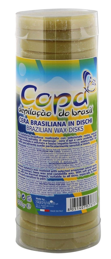 Copa Brasilianischer Wachs soft u. flexibel, Wachstaler, Scheiben, depilacao do brasil, 400g 