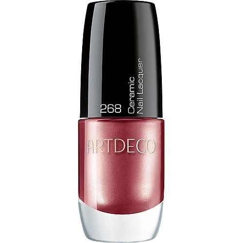 Artdeco Nagellack 268, summer cabaret rosenrot, Ceramic Nail Lacquer, 6ml 