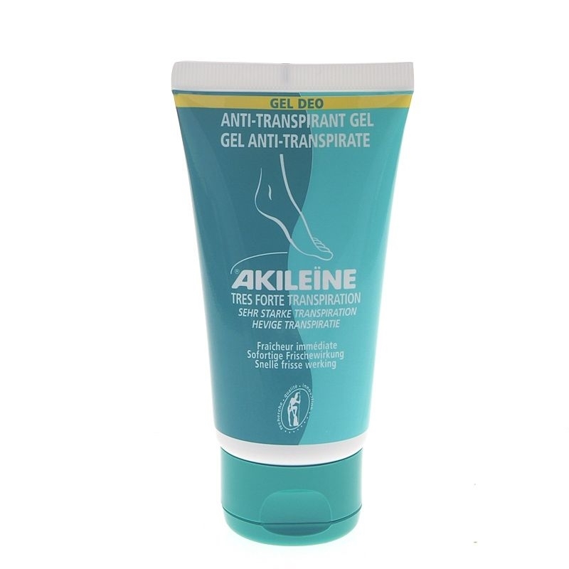Akileine Grün, Deo-Biactif Anti-Transpirant Gel Schwitzen regulieren, Gerüche neutralisieren, 75ml 