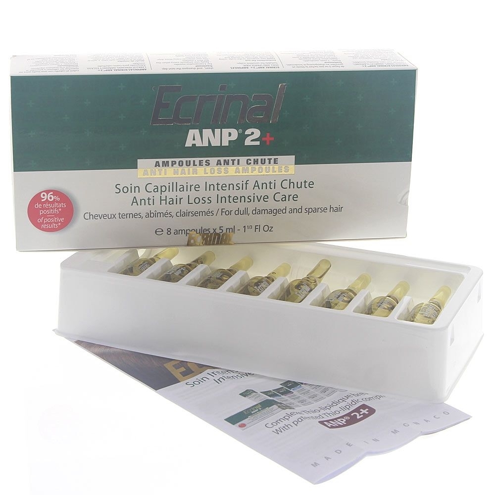 Ecrinal ANP Haar-Ampullen Kur, Intensive Haar-Behandlung bei Haarausfall, 8x5ml 