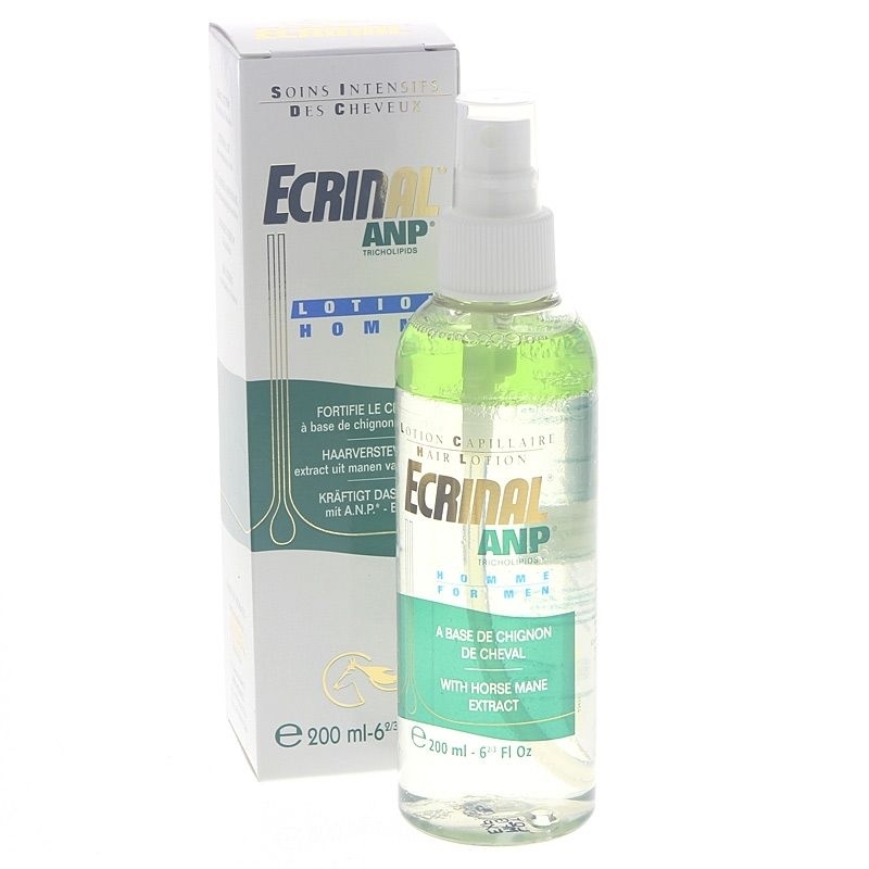Ecrinal Spezial Haarwasser für Herren, Intensive Haar-Behandlung bei Haarausfall, 200ml 