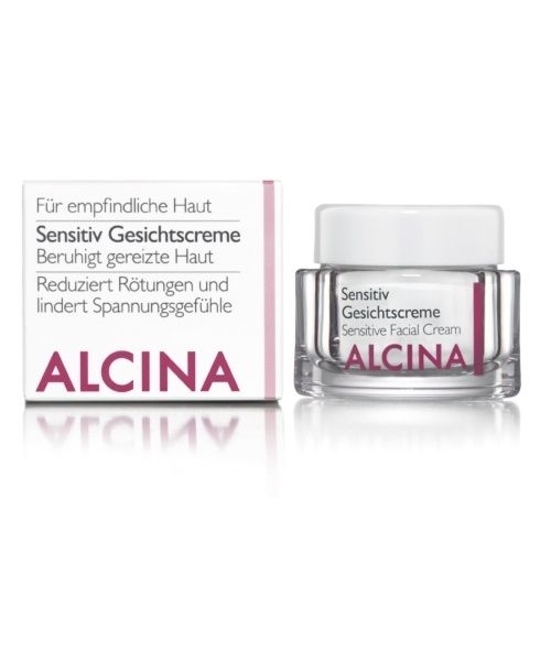 Alcina, Sensitiv Gesichtscreme Pflegecreme für empfindliche Haut, 50ml 