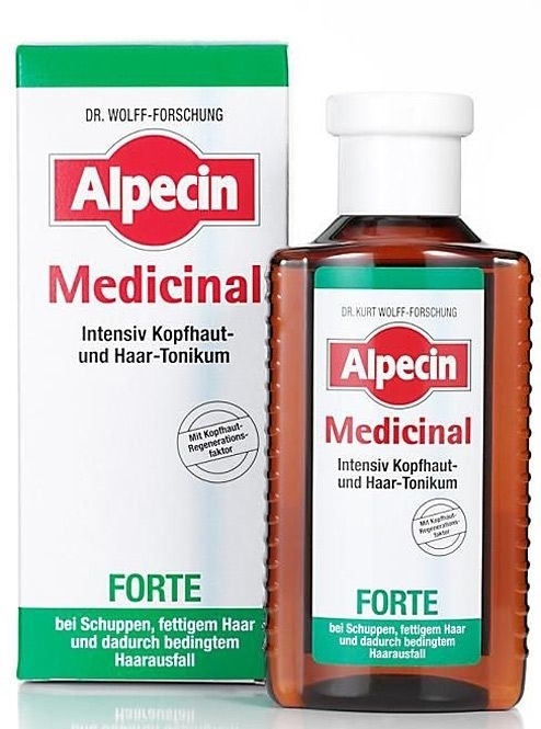 Alpecin Medicinal FORTE, Haarwasser, Tonikum, Schuppen, Haarausfall, 200ml 