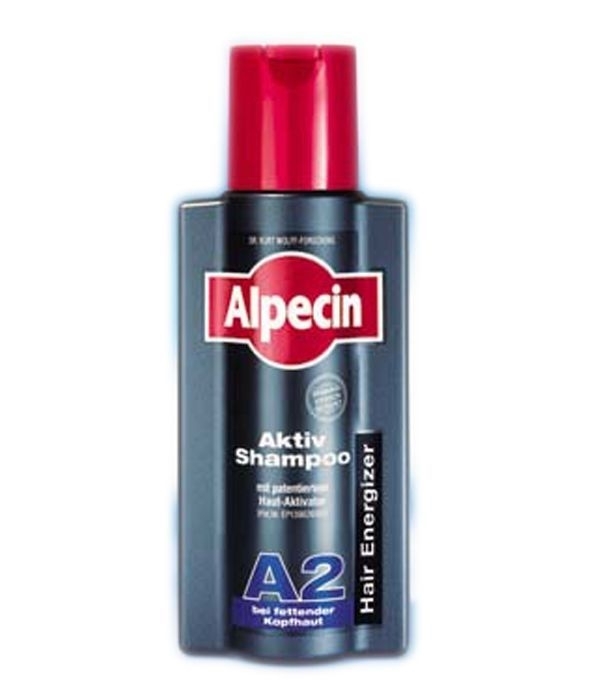 Alpecin Aktiv-Shampoo A2 gegen fettes Haar, 250ml 