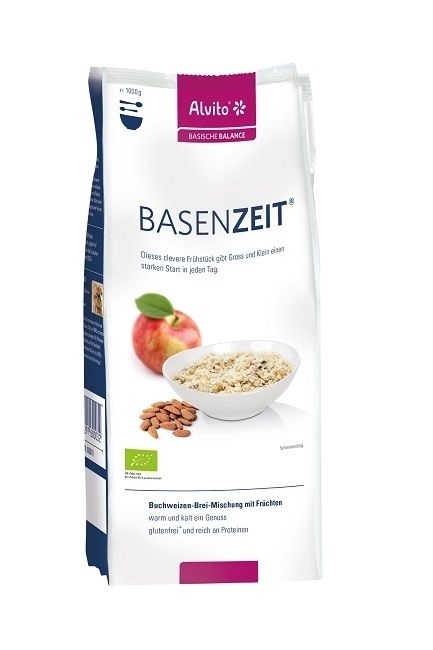 Alvito Basenzeit, basisches BIO Müsli, Frühstück Basenmüsli, Fastenmüsli, Frühstücksmüsli basisch 1000 g