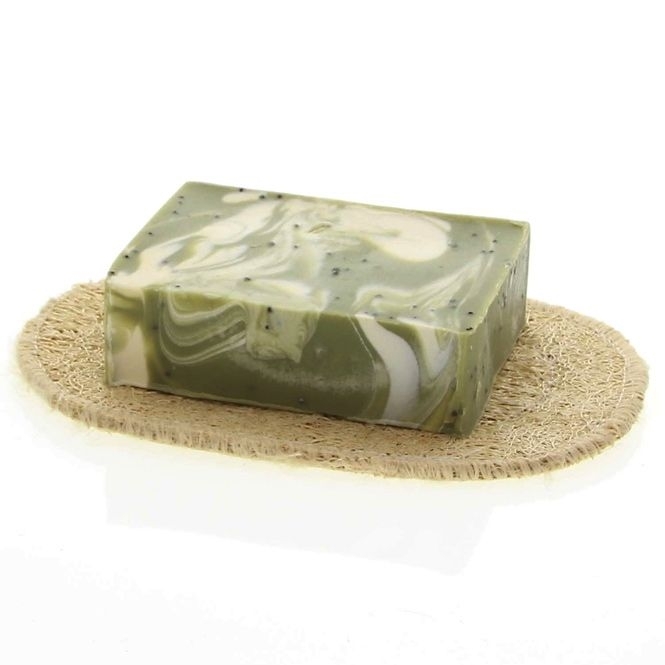 Luffa Kosmetex Seifenunterlage als Seifenschale Oval