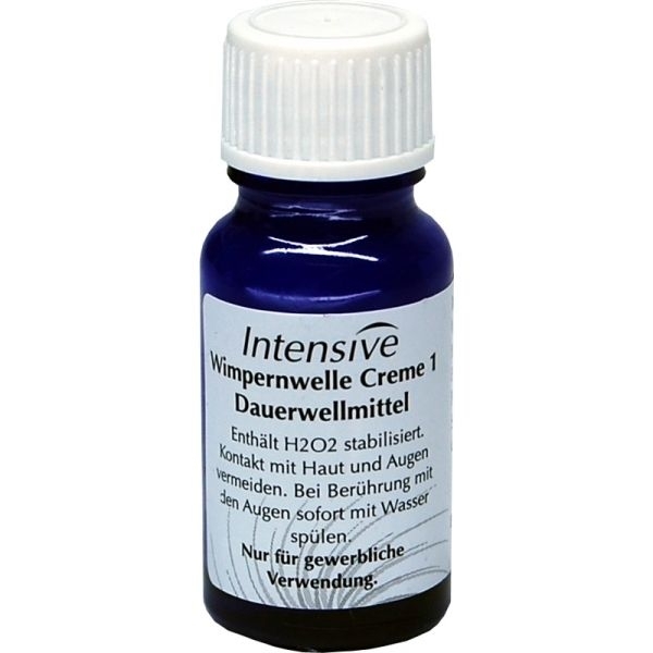 Intensive Wimperndauerwelle Creme 1, 10ml Wellmittel für die Dauerwelle für Wimpern. 