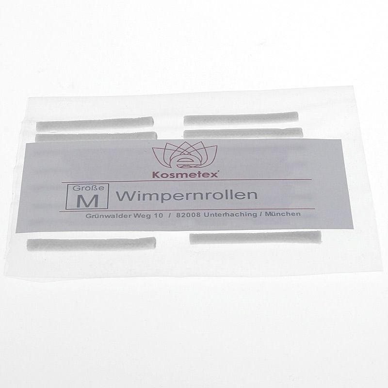 Kosmetex Wimpernrolle für Wimpernwelle 16 Stck., für die perfekte Wimperndauerwelle Größe M