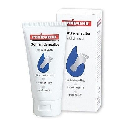 Schrundensalbe mit Echinacea, Fußcreme, Hornhaut, Schrunden PediBaehr, 75 ml