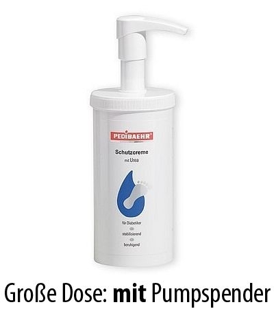 Schutzcreme Fußcreme für Diabetiker mit Urea und Hyaluron, PediBaehr, 