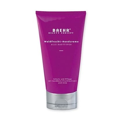 Baehr Handcreme Waldfrucht mit Sanddorn-Extrakt und Urea, Schutz und Pflege, 75 ml