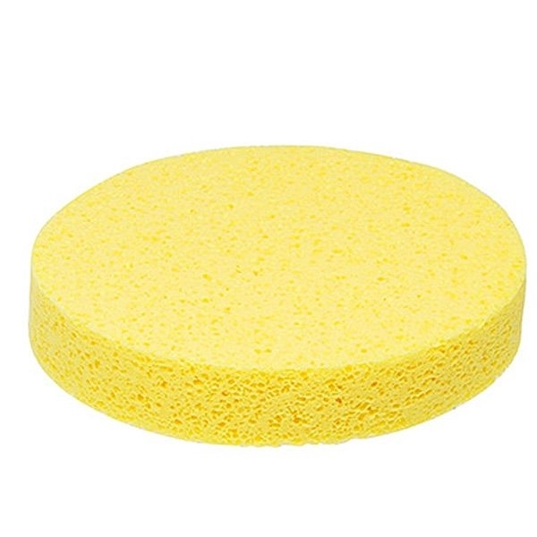Kosmetex Schwamm Ø 8.5 cm, 1.3 cm dick zum Abschminken/ Gesicht Kosmetikschwamm zur Abnahme von Masken, kochfest 5 Stück