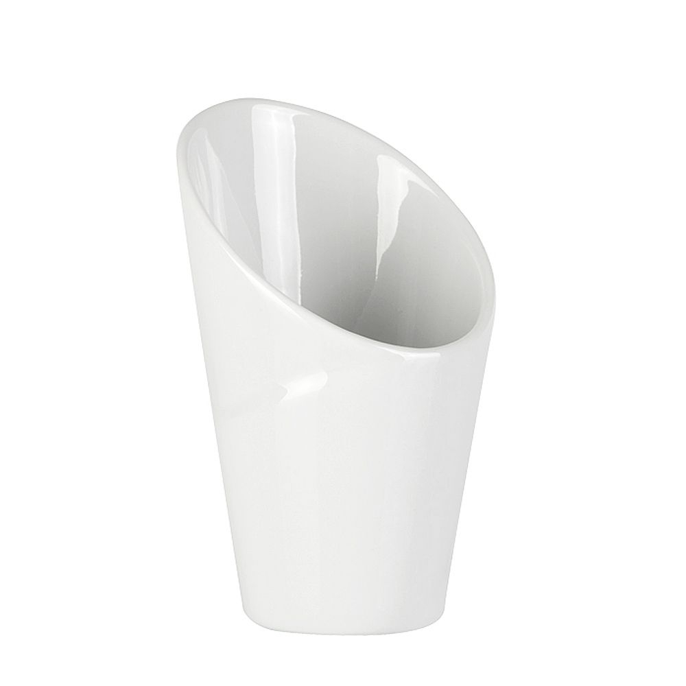 Q-Tips-Spender weißes Porzellan Bauteil "Bianca" f. Bad Accessoires 