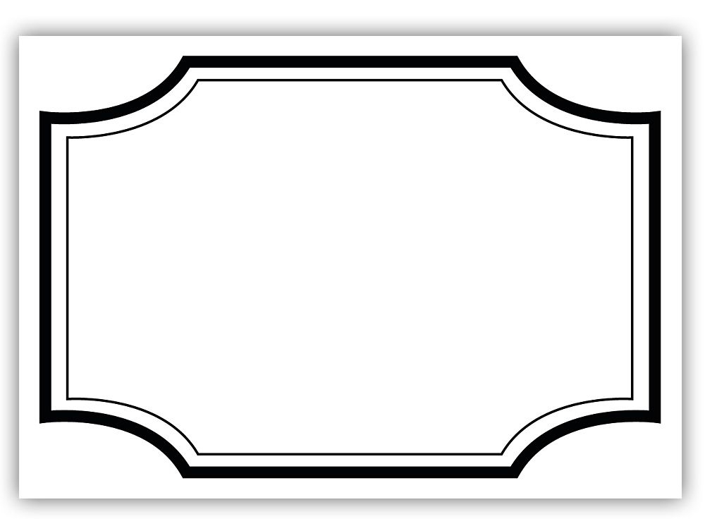 Etikett Nr.5, Apotheke S/W, A7, 7.4 x 10.5 cm, Rechteck 