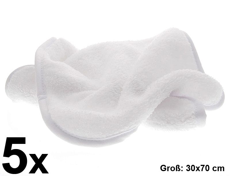 Kosmetik Kompressentuch 30x70 cm, flauschige Mikrofaser für Kosmetikstudio, Kosmetikbehandlungen, Kosmetex Kosmetiktuch 