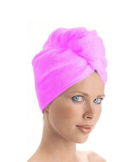 HaarTurban Kosmetex, ein Teddyplüsch Microfaser Haartuch, schnelltrocknend, Handtuch für die Haare mit Schlaufe, 