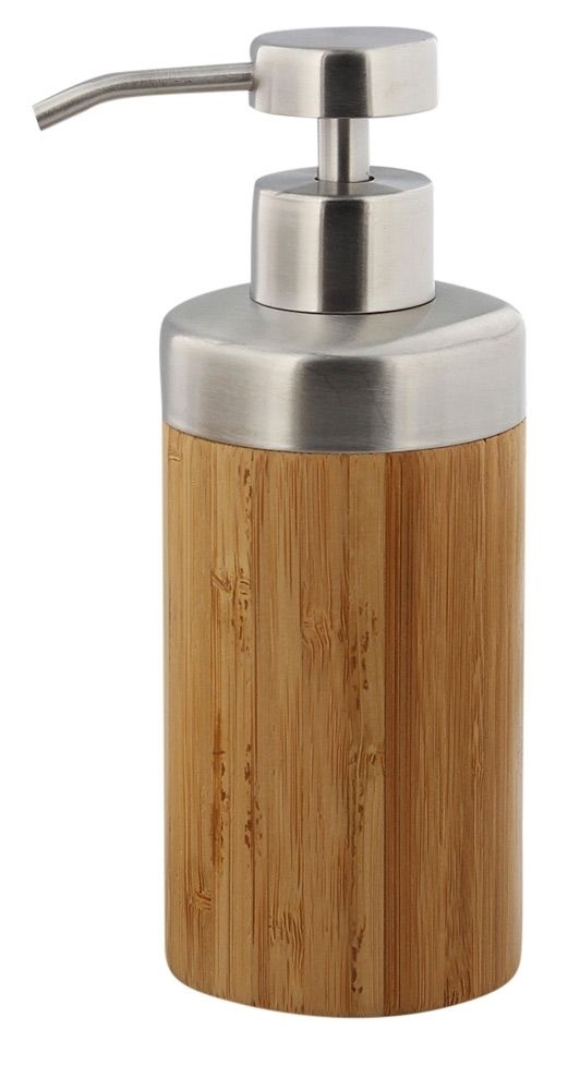 Kosmetikexpertin.de | Seifenspender Kosmetex Bambus im Tiki Style aus edlem  Bambus mit Edelstahl | Kosmetik online kaufen