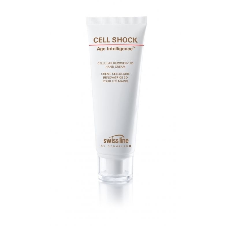 Swiss line Cell Shock Age Intelligence Hand Creme 3D, 75ml Al Recovery 3D,mildert Falten, strafft die Haut, 