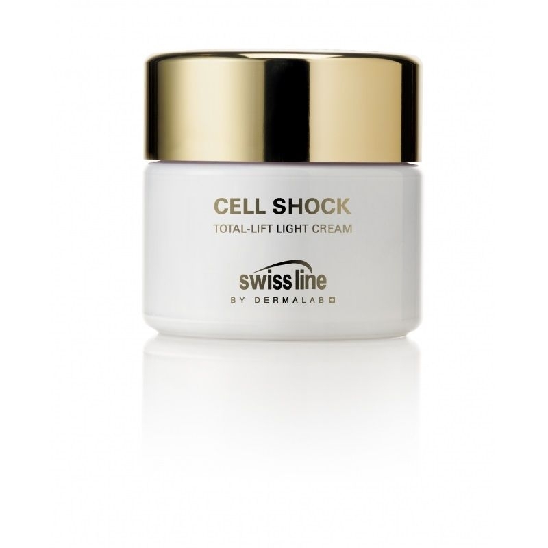 Swiss line Cell ShockTotal-Lift Light Creme, 50ml mischhaut bis fettige Haut schützt gegen Hautalterung 