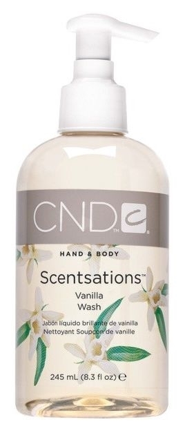 Vanilla Wash, Seife für Hände & Körper CND Scentsations Flüssigseife, 245ml 