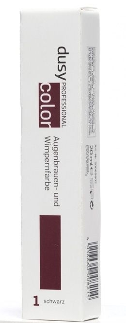 Dusy Wimpernfarbe 1 schwarz 20ml lang anhaltende Augenbrauenfarbe 