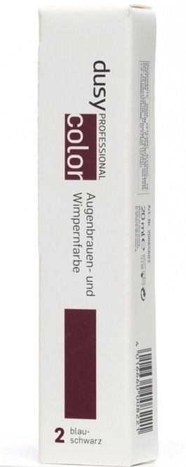 Dusy Wimpernfarbe 2 blauschwarz 20ml lang anhaltende Augenbrauenfarbe 