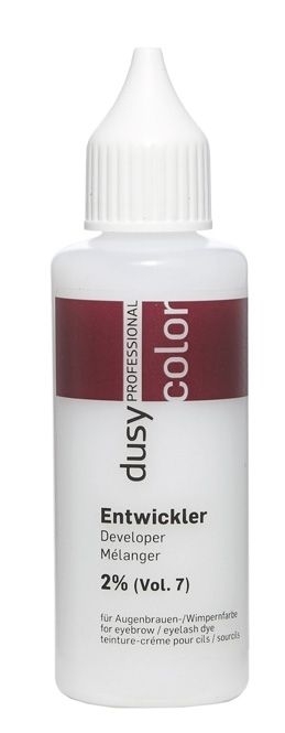 Dusy Creme Entwickler 50ml (2% H²O²) Stabilisator, Färbehilfe für Augenbrauen und Wimpernfarbe. 
