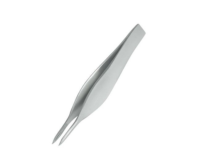 Gerade Splitterpinzette nach Feilchenfeld, geriefelt Anatomische Pinzette, extrafein Feilchenfeld 9,5cm