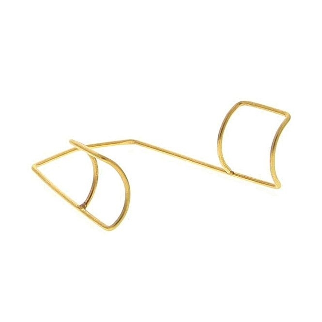 Metall Zehenspreizer für entspanntes Arbeiten bei der Fußpflege Gold