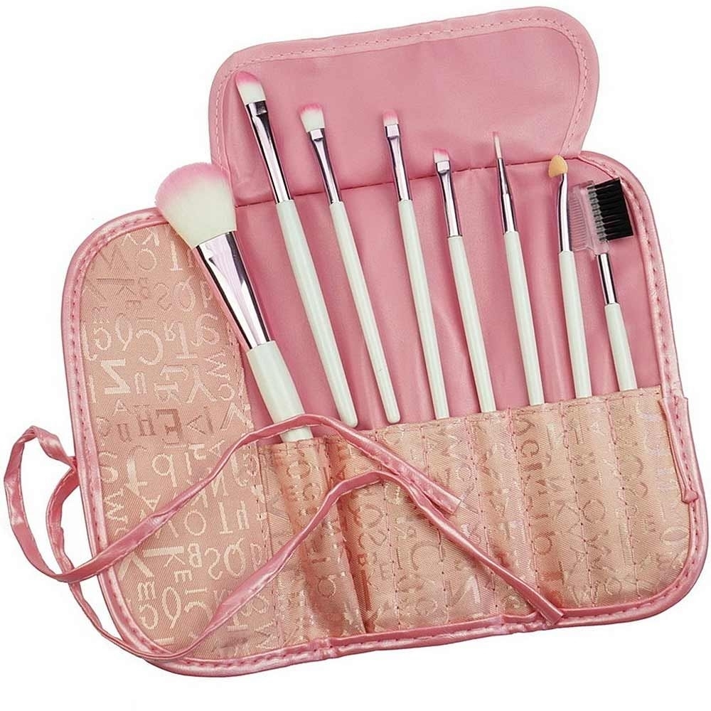 7-teiliges Make-up-Pinsel-Set In Lederetui – Weich, Professionell & Perfekt Für Unterwegs