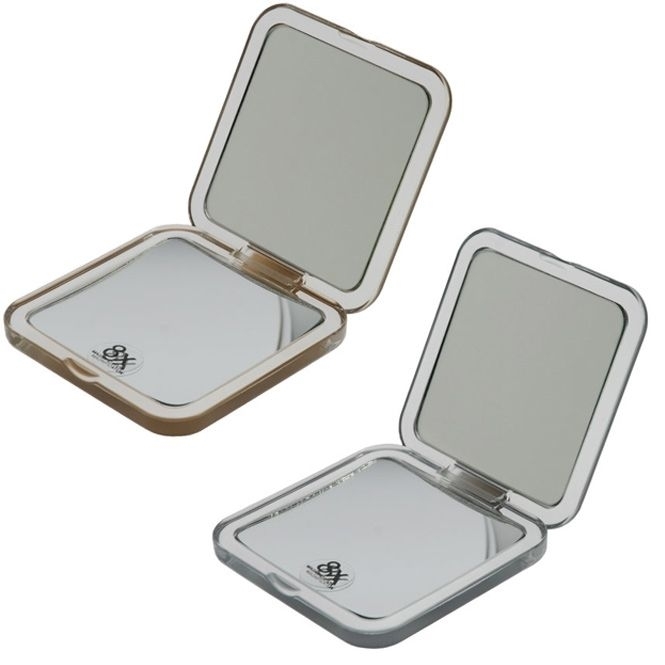 Qianyu Klappspiegel Herzform – Doppelseitig Mit 1x/2x Vergrößerung, Tragbar Für Handtasche