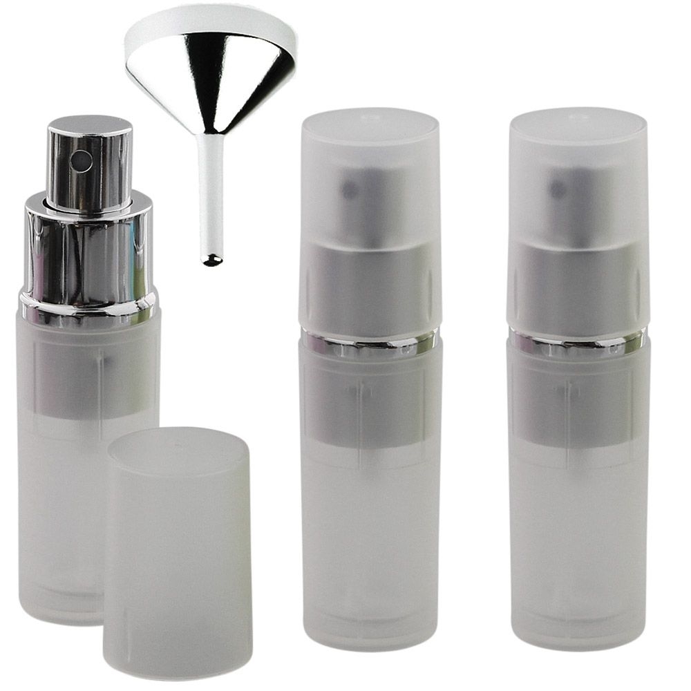 Zerstäuber, Kosmetex Parfümzerstäuber, Taschenzerstäuber, Pump Zerstäuber für Unterwegs, 8ml 