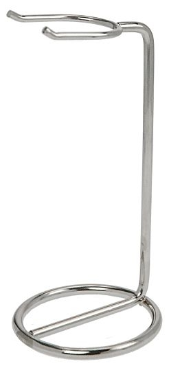Aurawerk Halter für Rasierpinsel. Dezente zeitlose Form aus Metall. 