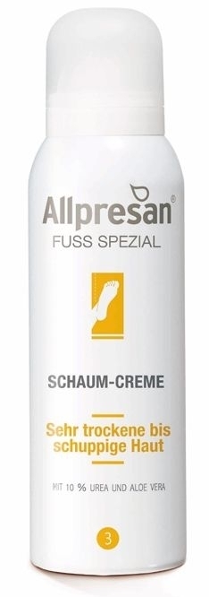 Allpresan Fuß Spezial Nr 3 Schaum-Creme, 10% Urea für trockene und schuppige Füße 