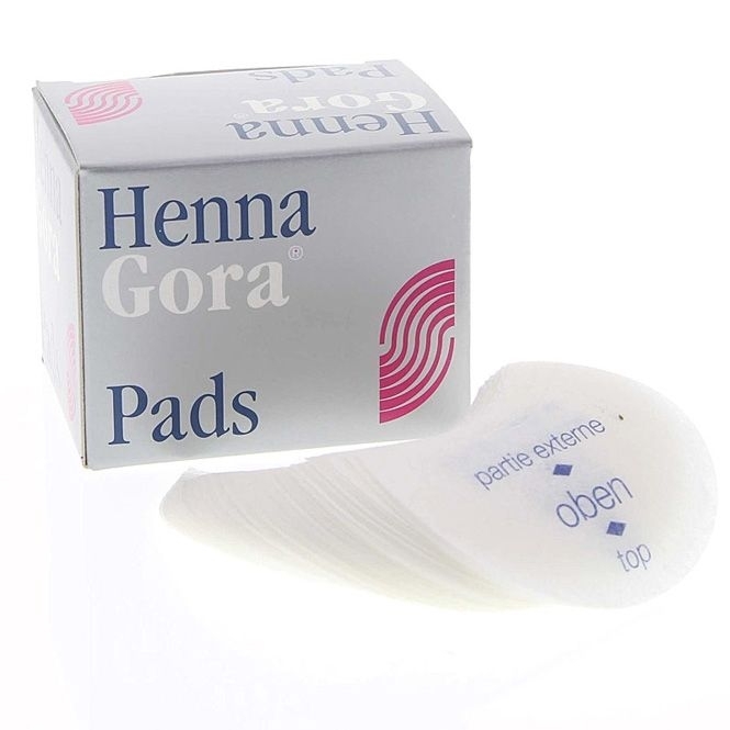Henna Gora Pads Wimpernblättchen 100Stk. Papierblättchen zum Schutz beim Wimpernfärben 