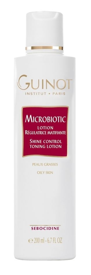 GUINOT Microbiotic Lotion, Gesichtswasser Reingungslotion für fettige Haut, 200ml 