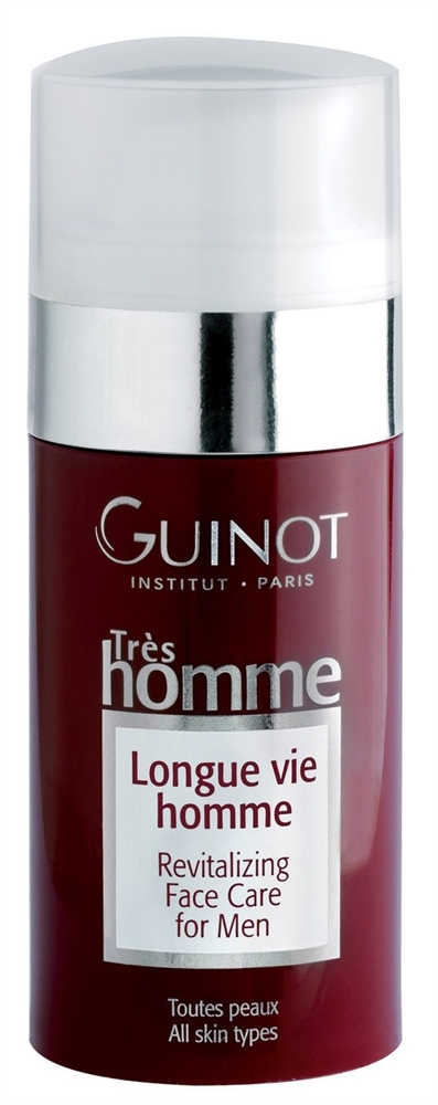 GUINOT Longue Vie Homme, 24h Pflege Gesichtscreme für Männer, Très Homme, 50ml 