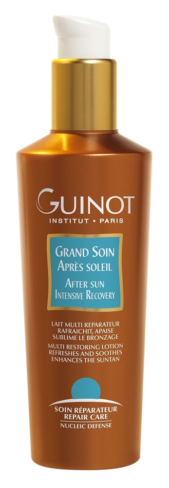 GUINOT Grand Soin Après Soleil mit Perlmuttpartikel After Sun Milch für Gesicht und Körper, 200ml 