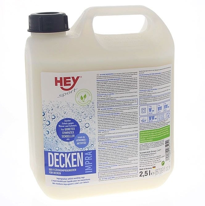 HEY sport Decken Impra Flüssigimprägnierer für Pferdedecken bewahrt die Atmungsaktivität. 