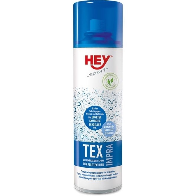 HEY sport IMPRA TEX Vollimprägnierer-Spray Imprägnierspray für alle Textilien wie GORETEX, SYMPATEX ... 