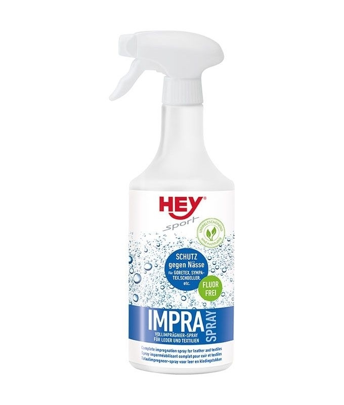 HEY sport IMPRA Spray zur Imprägnierung von Leder und Textilien wie GORETEX, SYMPATEX ... 