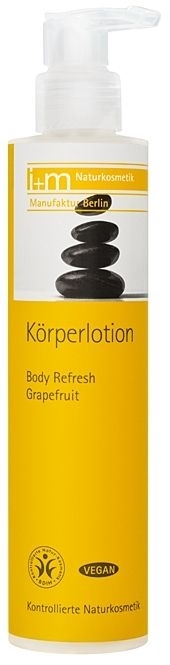 Body Refresh Körperlotion, Grapefruit mit Arganöl, Bodylotion, i+m Naturkosmetik, 200ml 